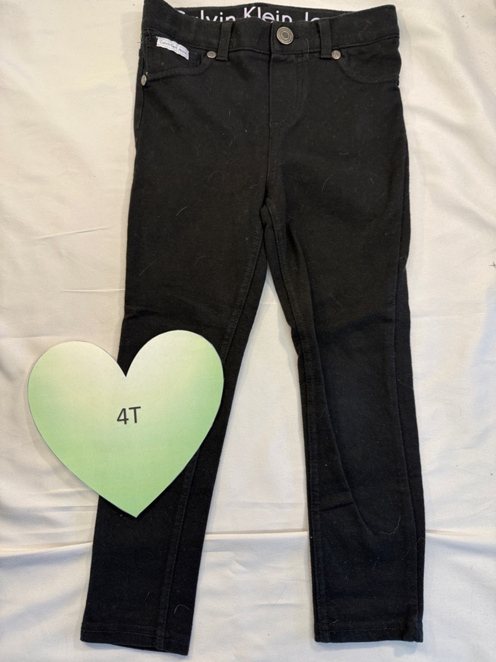 Calvin Klein - black jagging. Size 4.